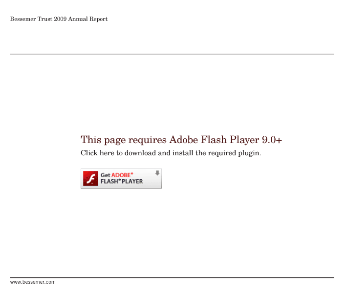 You need the Flash player plugin to view this website